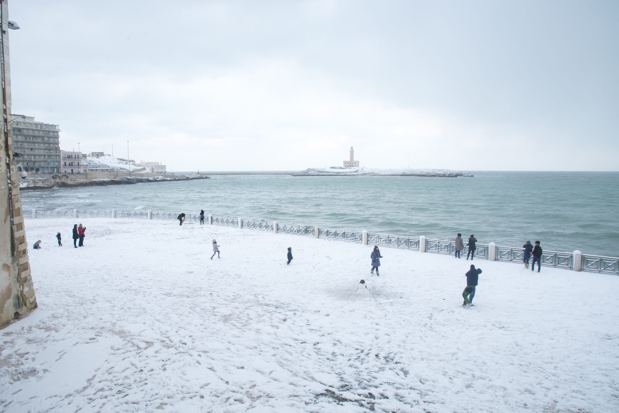 Marina Piccola innevata